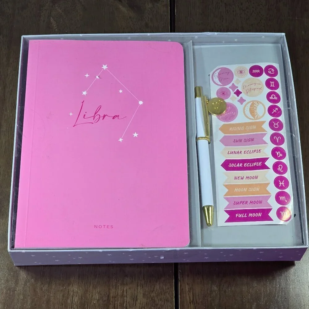 Gartner Studios Libra Astrology Casebound Flex Journal Set, 5.75x8.125, 96 Sheet